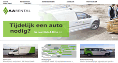 Desktop Screenshot of aarental.nl